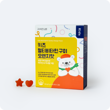키즈 멀티비타민 구미 오렌지맛 1개월분